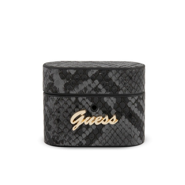 Case GUESS Apple AirPods Pro Cover Python Collection Black Case