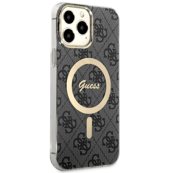 Case Guess GUHMP13XH4STK iPhone 13 Pro Max 6.7" black/black hardcase 4G MagSafe Case