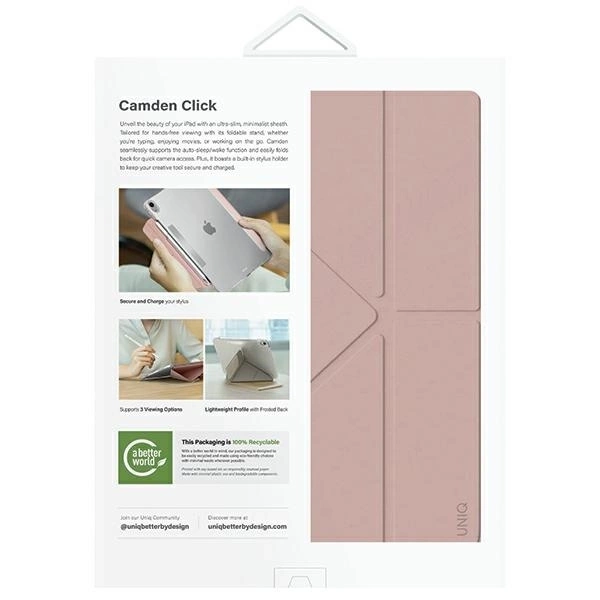 Uniq Camden Click case for iPad Air 13&quot; 2024 - pink