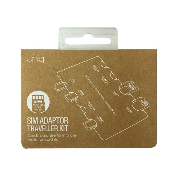 Adaptéry UNIQ Sim Traveller Kit 7v1 Organizér