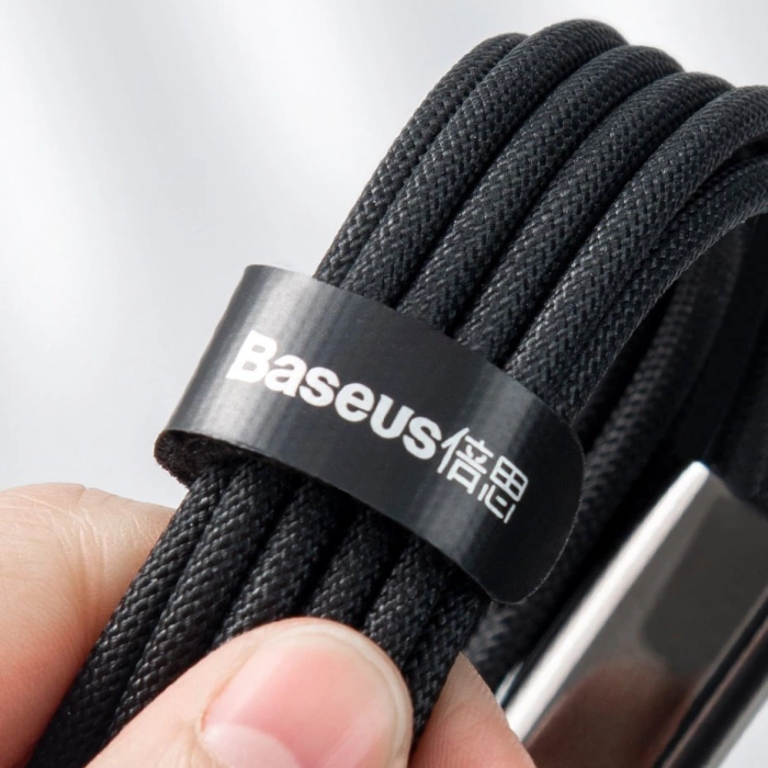 Baseus Tungsten 3in1 cable USB - USB Type C / Lightning / micro USB 3.5 A 1.5 m black (CAMLTWJ-01)