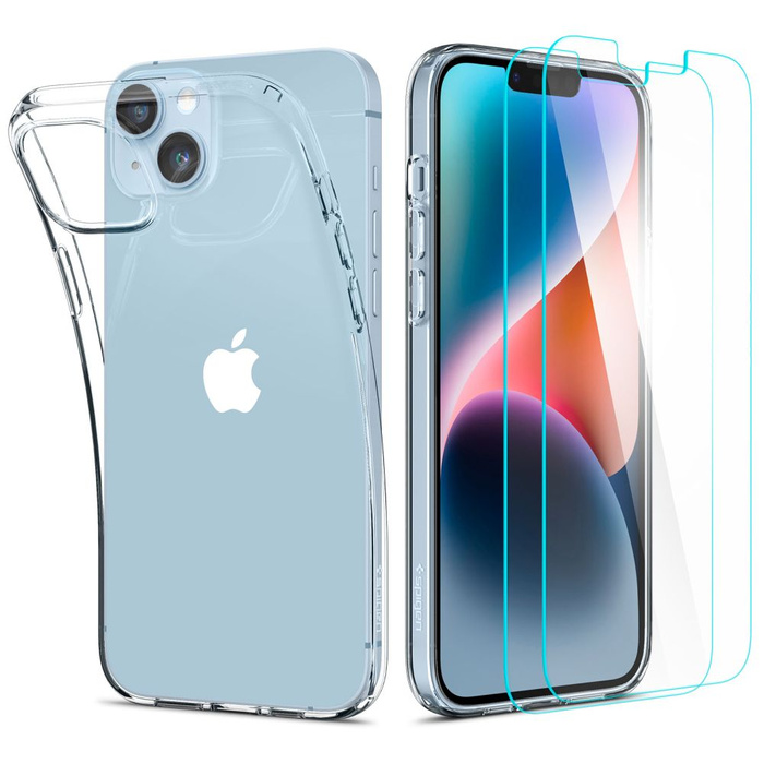 Hülle Spigen IPhone 14 PLUS CRYSTAL PACK GLASKLAR