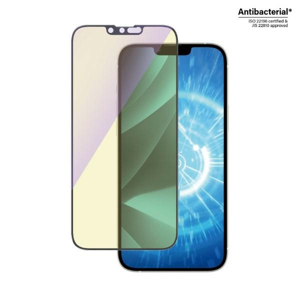 PanzerGlass Ultra-Wide Fit iPhone 14 Plus / 13 Pro Max 6,7" Bildschirm Schutz Antibakteriell Easy Aligner enthalten Anti-Blaulicht 2793