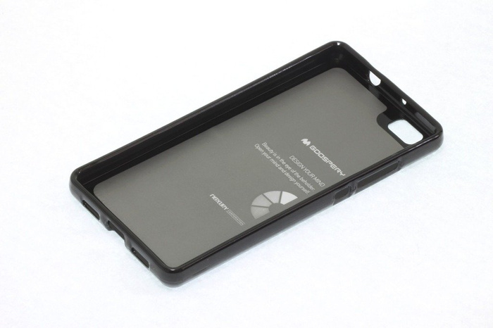 Cover MERCURY Jelly Case Huawei P8 Lite Black Silicone Cover