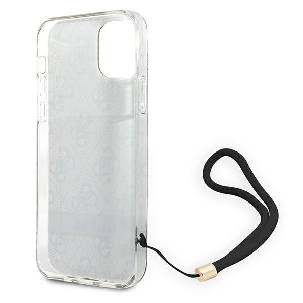 Guess GUOHCP12MH4STW iPhone 12/12 Pro braun/braun hartcase 4G Print Strap