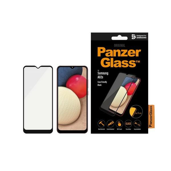 PanzerGlass E2E Super+ Sam A02s A025F Case Friendly AntiBacterial schwarz/schwarz