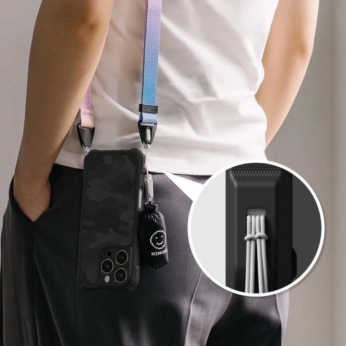 ETUI RINGKE RUGGED GEAR MAGNETIC MAGSAFE IPHONE 16 PRO CAMO BLACK