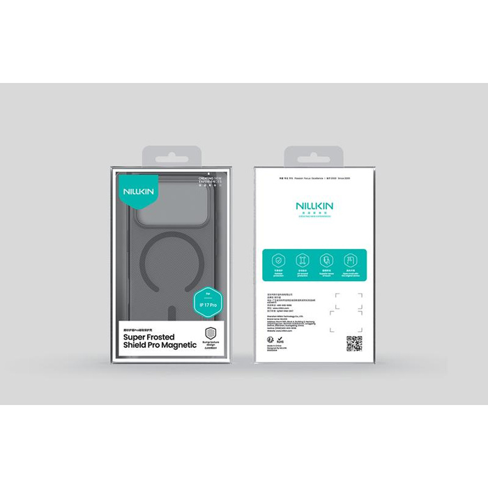 NILLKIN SUPER SHIELD PRO MAGNETIC IPHONE 17 PRO, PRZEŹROCZYSTY CZARNY