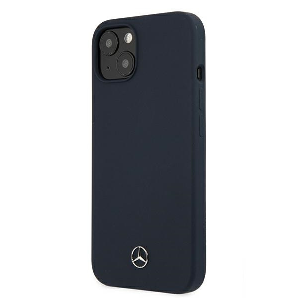 Hülle MERCEDES Apple iPhone 13 Mini Silikon Linie Marineblau Hardcase