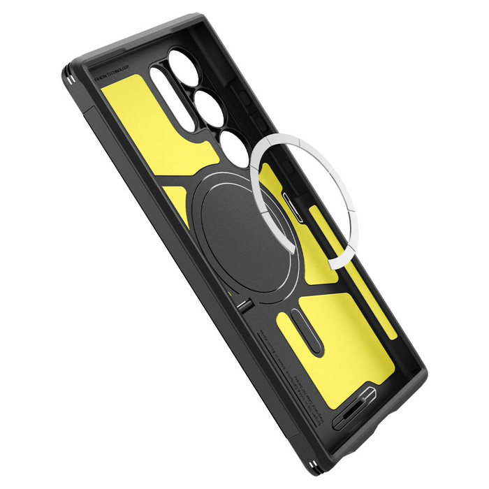 Coque Spigen Tough Armor MagSafe Samsung Galaxy S24 Ultra Noir Case