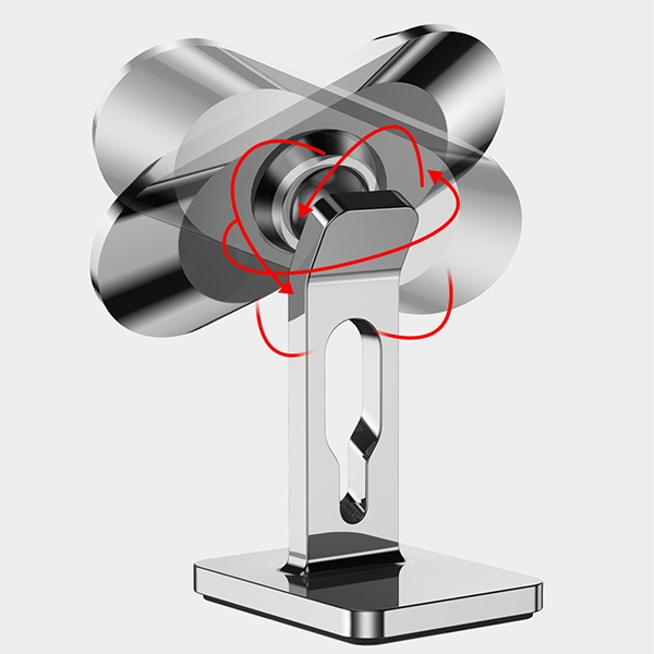 AWEI magnetyczny uchwyt samochodowy X19 na kokpit srebrno-czarny/silver-black