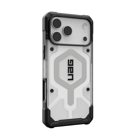 UAG Pathfinder Clear MagSafe - etui do iPhone 17 Pro Max kompatybilne z MagSafe (ice/silver)
