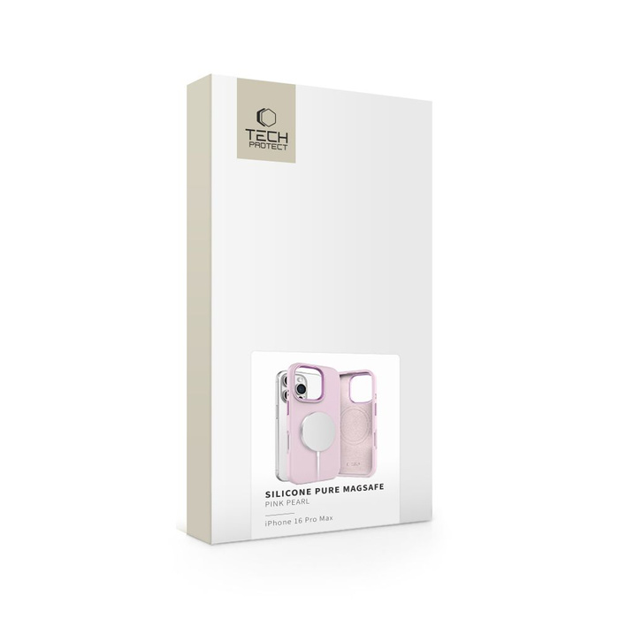 TECH-PROTECT SILICONE PURE MAGSAFE IPHONE 16 PRO MAX PINK PEARL