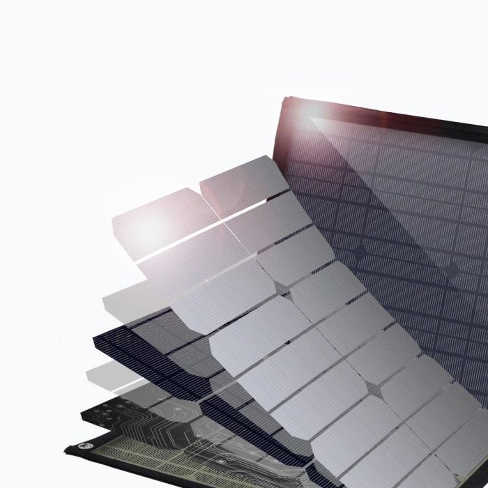 Ladergerät Choetech SC008 solar faltbar 120W DC / USB-C / 2x USB-A - schwarz