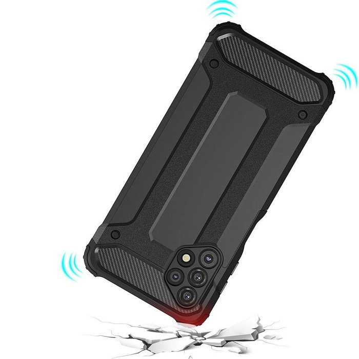 Hybride Armor hybride blindé coque housse Samsung Galaxy A32 5G or