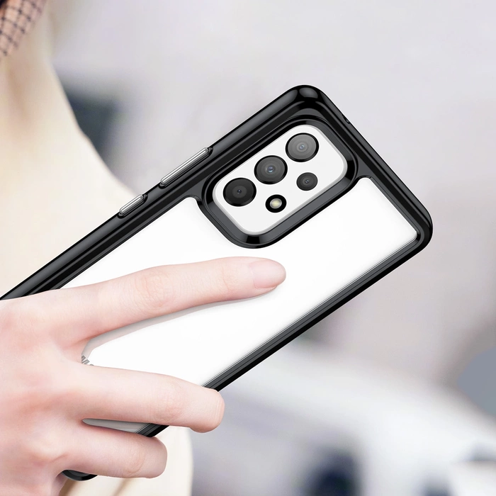 Outer Space Case etui Samsung Galaxy A53 5G pokrowiec z elastyczną ramką czarne