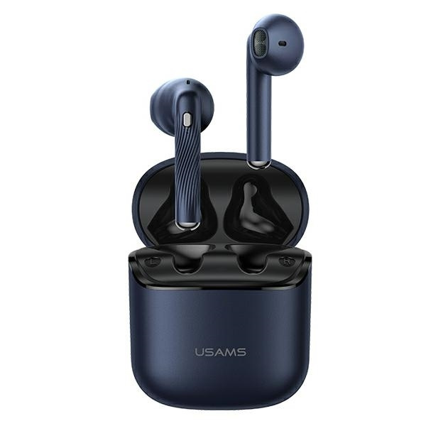 USAMS Bluetooth 5.0 TWS SY Series SY02 BHUSY02 Blue Wireless Headphones