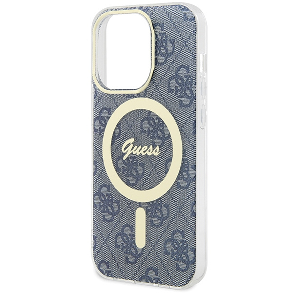 Etui Guess GUHMP15LH4STB iPhone 15 Pro 6.1" niebieski/blue hardcase IML 4G MagSafe Case