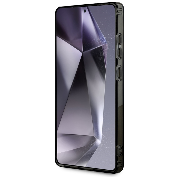 Etui AMG Double Layer Rhombs MagSafe do   Samsung Galaxy S25 Ultra czarno-czerwony