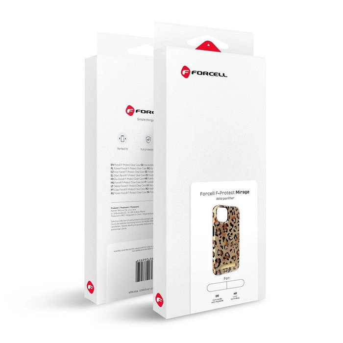 FORCELL F-PROTECT Mirage futerał kompatybilny z MagSafe do IPHONE 15 Plus wild panther