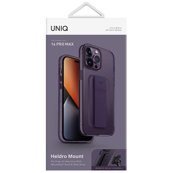 UNIQ case Heldro Mount iPhone 14 Pro Max 6.7" purple/fig purple