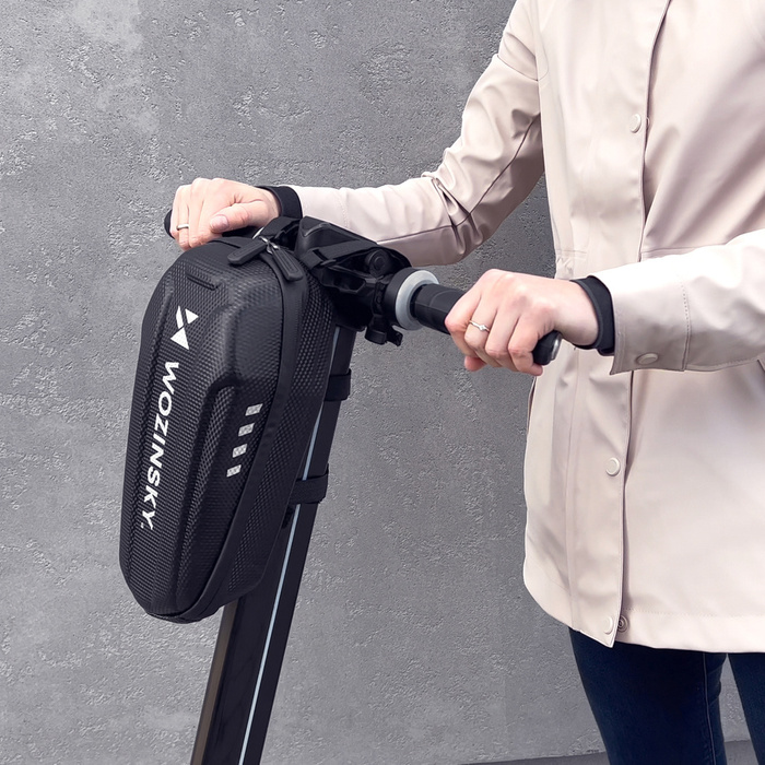 Wozinsky Waterproof Electric Scooter Handlebar Bag 3L black (WSB4BK)