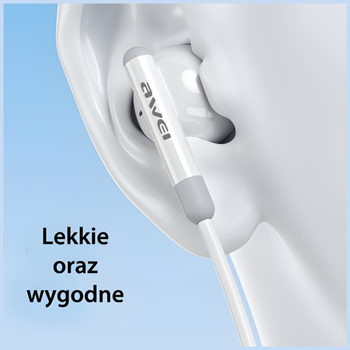 AWEI słuchawki stereo PC-6T USB-C czarny/black