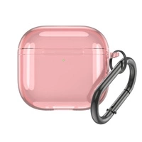 Transparente Hülle für Airpods 4 – rosa