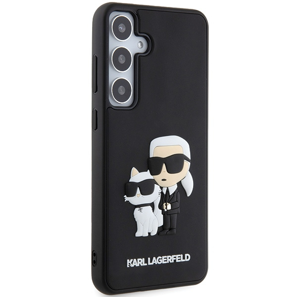 Etui Karl Lagerfeld KLHCS24M3DRKCNK Samsung Galaxy S24 Plus S926 czarny/black hardcase 3D Rubber Karl&Choupette Case