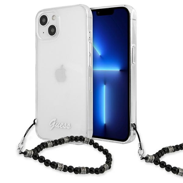 Funda GUESS Apple iPhone 13 Mini Black Pearl Clear Hardcase
