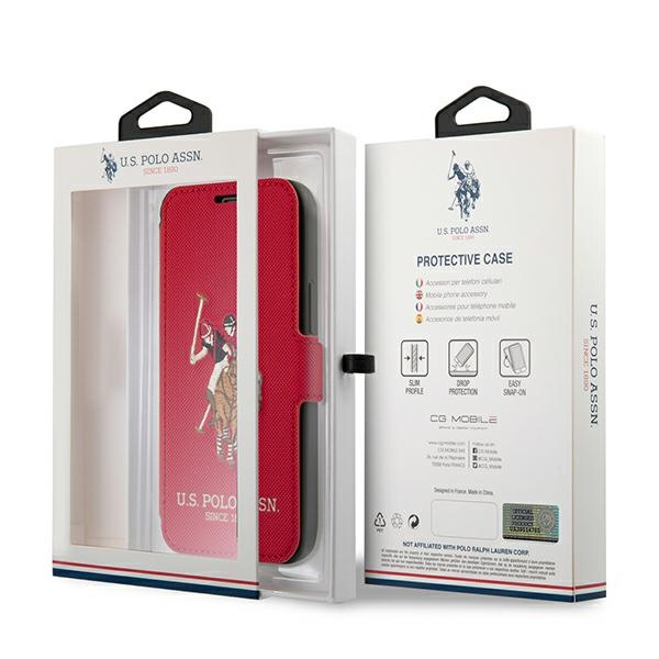 Cover US POLO Apple iPhone 12 Pro Max Polo Embroidery Collection Red Case