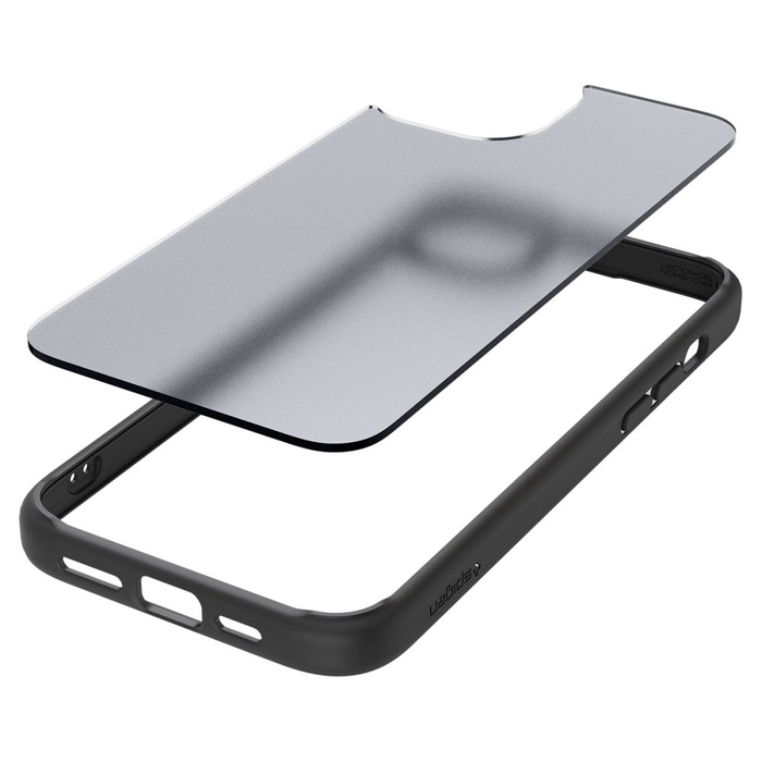 Funda Spigen Ultra Hybrid iPhone 15 Negro escarcha Case
