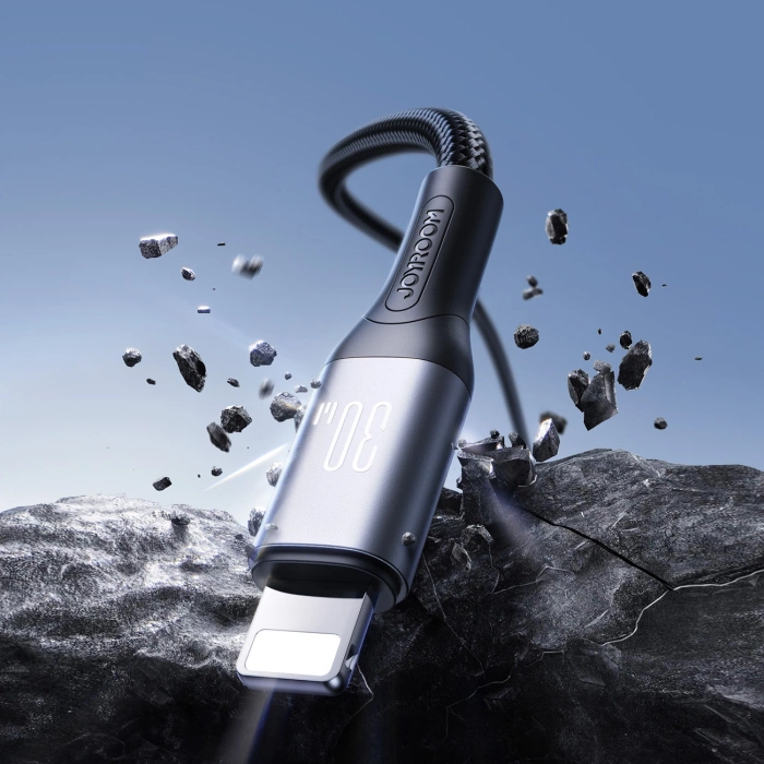 Joyroom S-A28 Flash Series 30W USB-C - Lightning Kabel 1m - schwarz