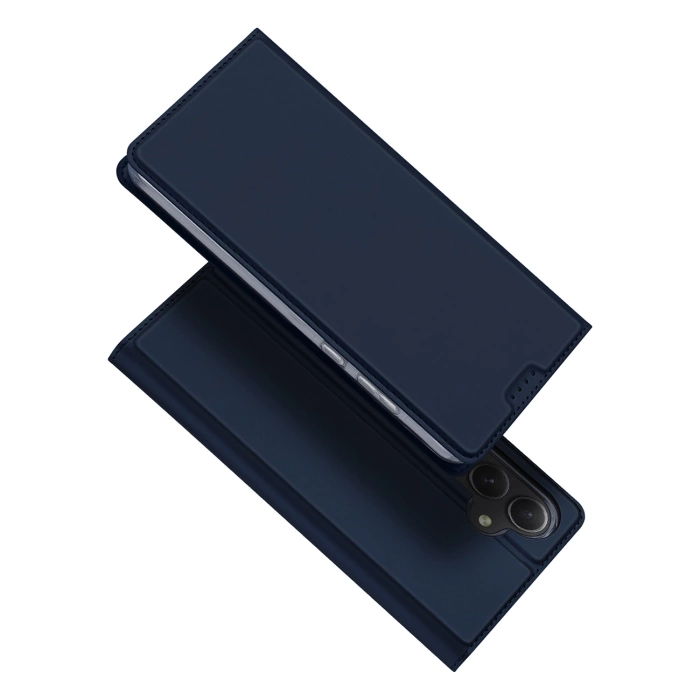 Dux Ducis Skin Pro Case for Samsung Galaxy A55 5G with Flip and Card Slot - Blue