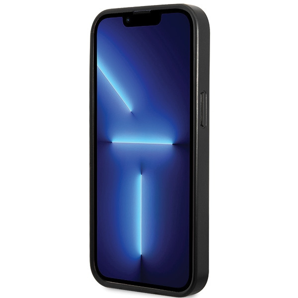 Guess GUHCP13XPS4DGPK iPhone 13 Pro Max 6,7" nero/nerocase Strass Metal Logo