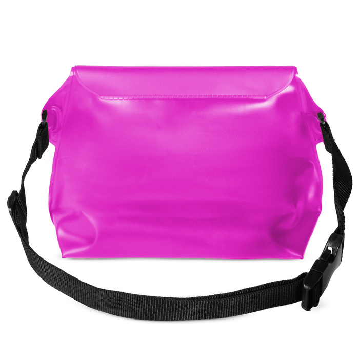 Bolsa impermeable de PVC / riñonera - rosa