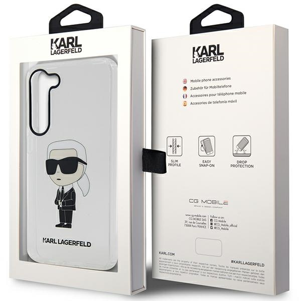 Funda Karl Lagerfeld KLHCS23MHNIKTCT S23 Plus S916 transparente durocase Ikonik Karl Lagerfeld Case