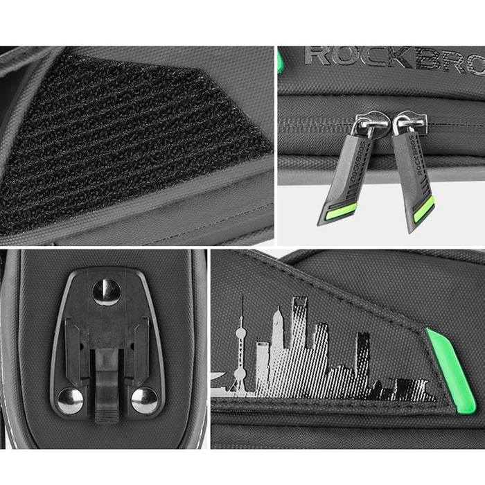 Borsa da bicicletta Rockbros C27-1 sotto la sella - nera