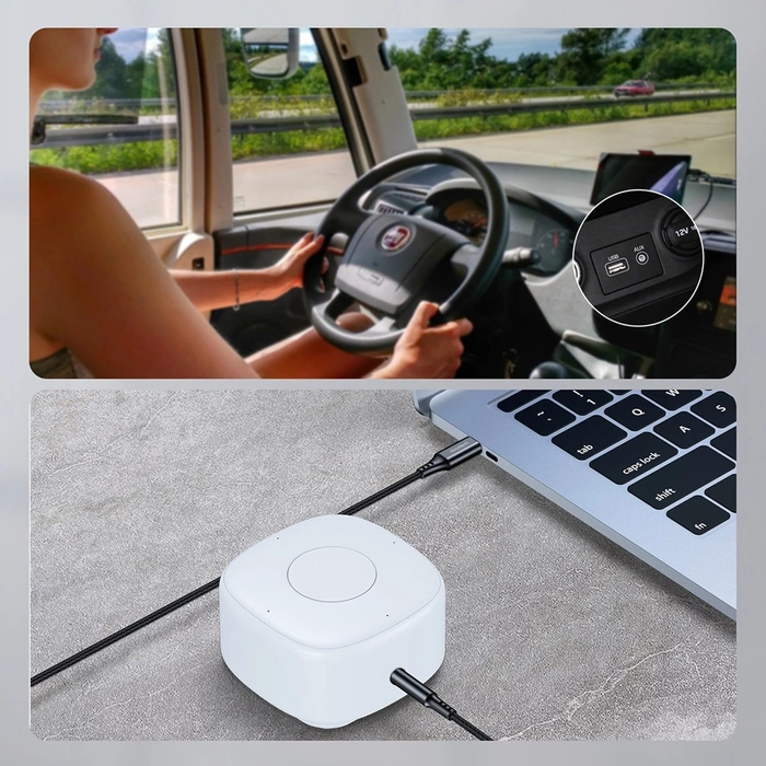 Choetech AUX008 USB-C/Miniklinke 3,5 mm Kabel 2 m – Schwarz