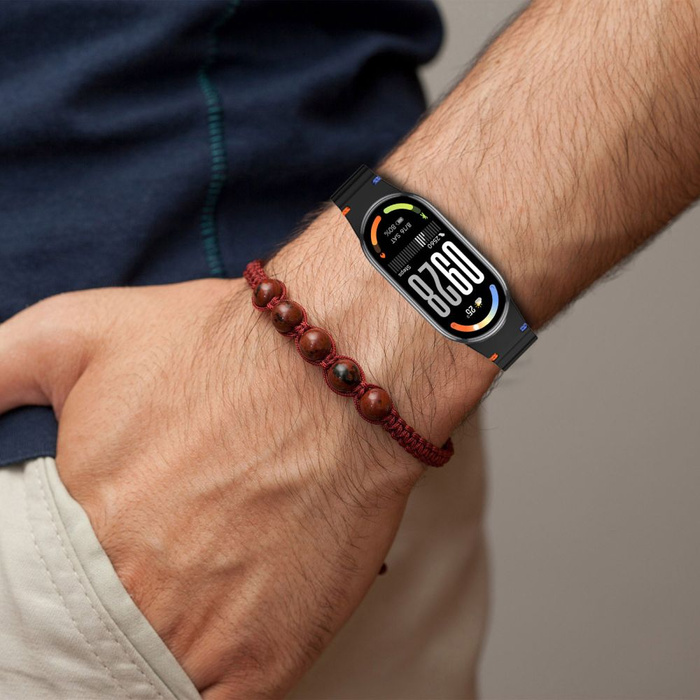 PASEK TECH-PROTECT XIAOMI SMART BAND 8 / 9 / 10 / NFC SILICONE SPORT CZARNY