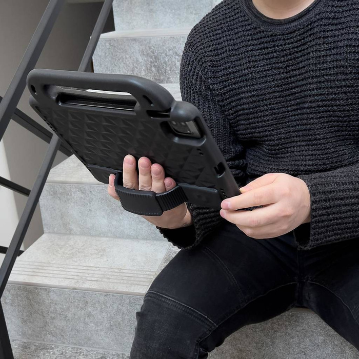 Diamond Tablet Case gepanzerte Softcase für iPad mini 5/4/3/2/1 mit Platz für einen grünen Stylus