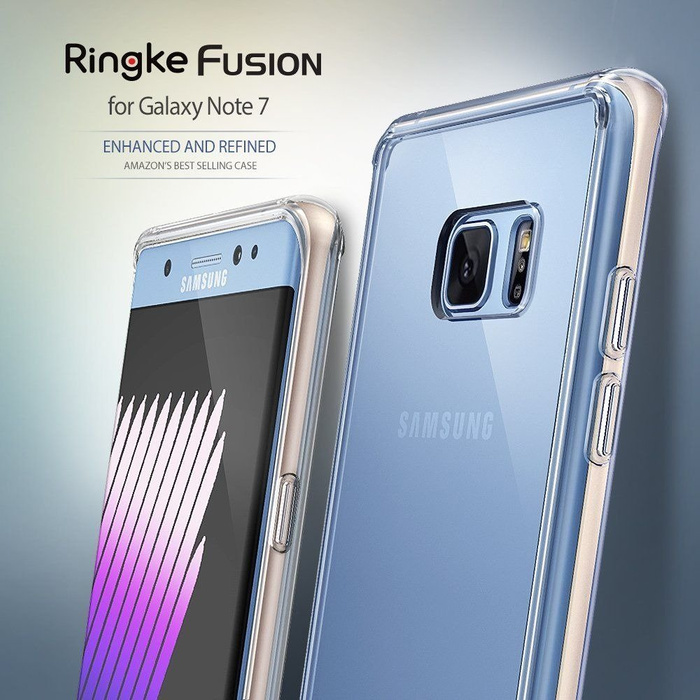 Coque RINGKE Fusion Samsung Galaxy Note 7 Crystal Clear