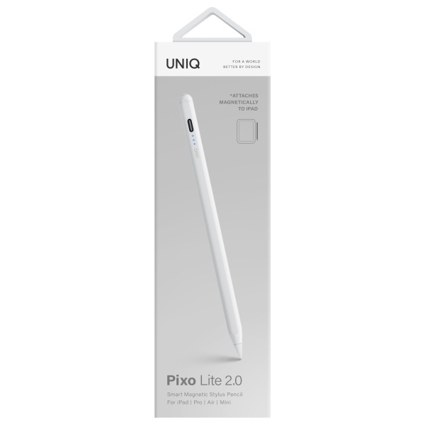 UNIQ Pixo Lite 2.0 rysik magnetyczny do iPada biały/dove white
