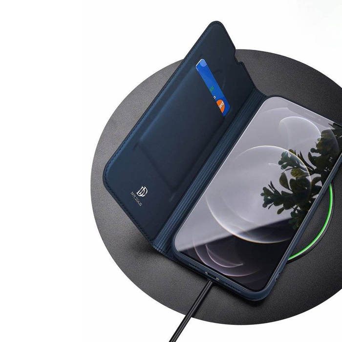 Dux Ducis Skin Pro Custodia tipo libreria per iPhone 13 Pro Max blu