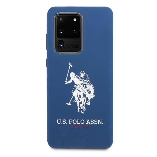 Coque US POLO Samsung Galaxy S20 Ultra Silicone Collection Bleu marine Case