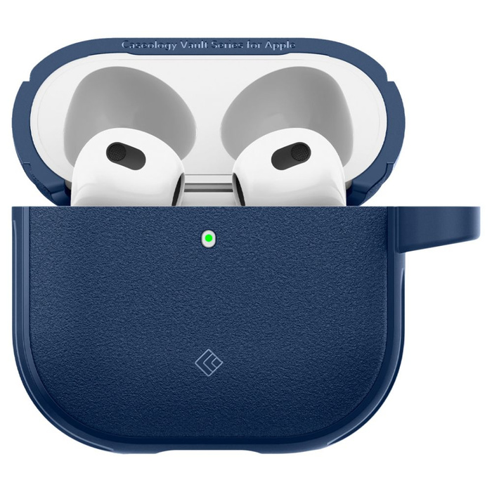 Funda Caseology Apple VAULT AIRPODS 4 AZUL MARINO
