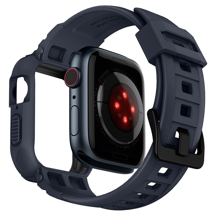 SPIGEN Apple Watch 4/5 (44mm) Rugged Armor ”pro” Charcoal Gray strap