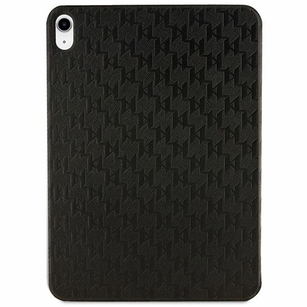 Karl Lagerfeld KLFC11SAKHPCK iPad 10.9" Folio Magnet Allover Cover negro/negro Saffiano Monogram Choupette