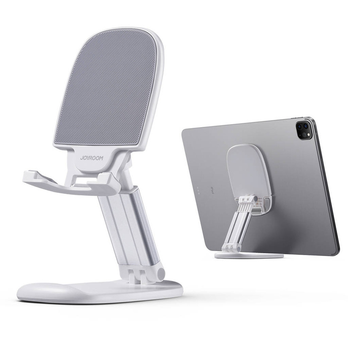 Joyroom JR-ZS371 support pliable pour tablette avec réglage en hauteur - blanc