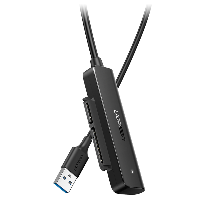 UGREEN Adaptador USB a SATA 2.5 HDD 50cm Negro
